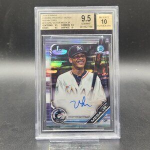 2019 Bowman Chrome Victor Mesa Jr Refractor Auto Autograph 192/499 BGS 9.5 / 10